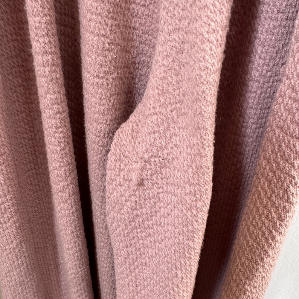 ✨ Dot Dot Smile Girls Mauve Overalls | Size 7 | Pockets | Cozy Textured Knit ✨ - Picture 5 of 6